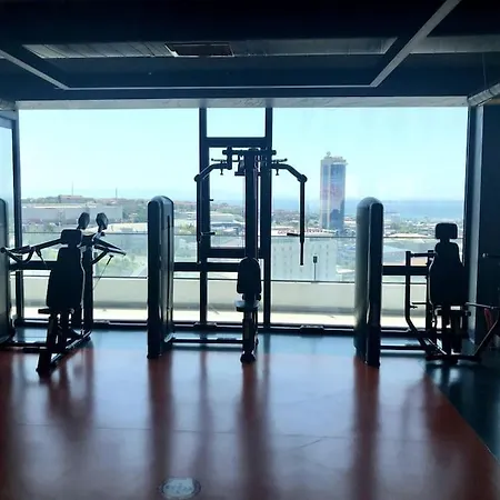 Luxury Flat With Sea & View - Gym & Parking 伊斯坦布尔
